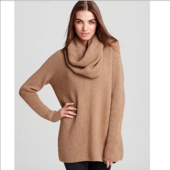 Vince Sweaters - Vince Alpaca Wool Cowl Neck Sweater XS Camel